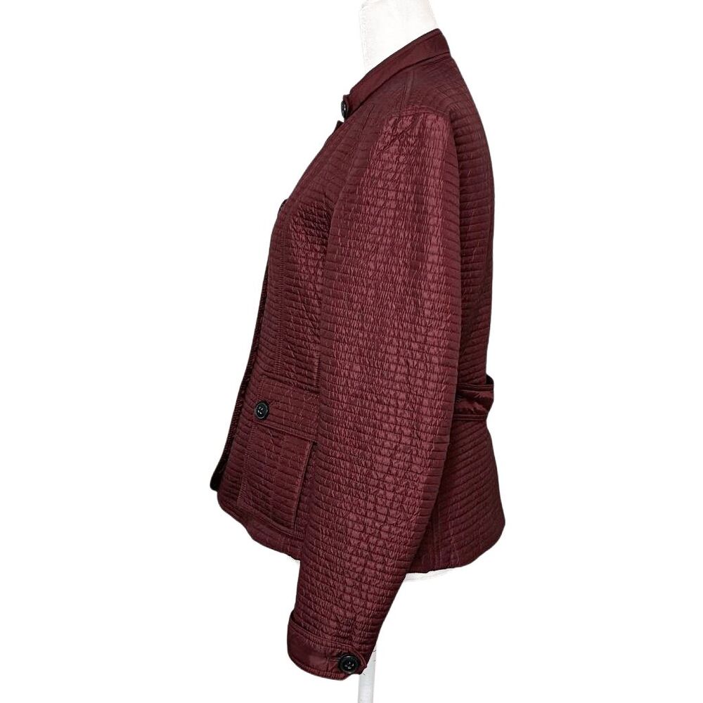 Burberry Brit Tiggsmore Medium Quilted Jacket Women’s Classic Coat Deep Burgundy - Picture 4 of 10